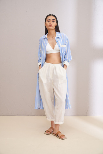 Kuaybe Gider Ecru Trousers 4123 - MARE