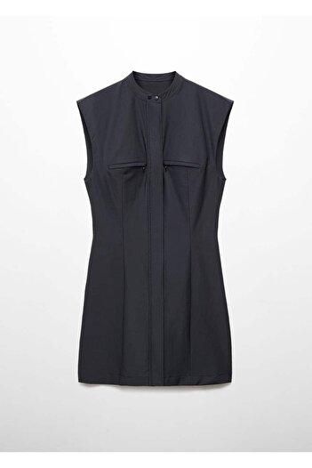 MANGO Woman Tailored kısa elbise