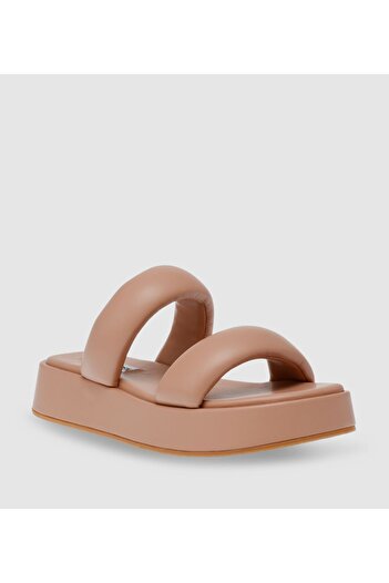 Steve Madden Beige Women's Flat Sandals Sandals