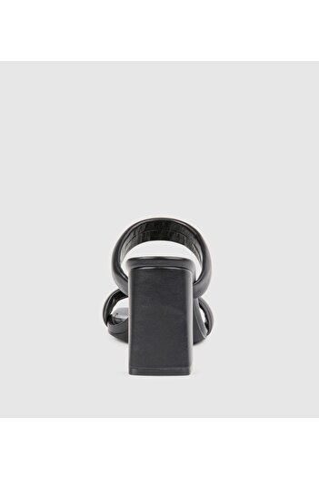 Steve Madden Black Women's Block Heels Sandals