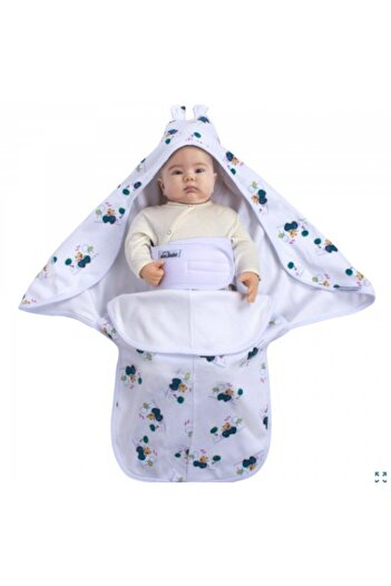 Sevi Bebe 558.130 Interlok Bel Koruyuculu Bebe Kundak Kuzu