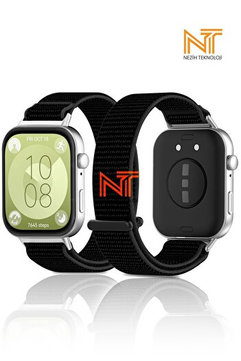Nezih Case Huawei Watch Fit 3 / Fit 4 / Fit 4 Pro Compatible a Quality Launch Straw Weave Nylon Sports Band