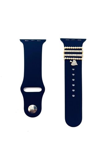 Nezih Case New Generation Stone Design Band Ornament / Charm Set Compatible with All Watch Series and Sizes