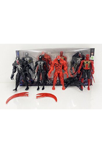 Kardelen Venom Örümcek Adam 4lü Set Avengers Figür Oyuncak