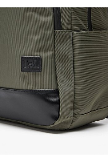 LBL by Shoexpress Solid Backpack with Adjustable Shoulder Straps - W 33 x H 48 x D 21 cm