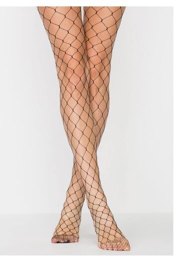 Penti Black Large Mesh Pantyhose New Season (1 Piece Economical)
