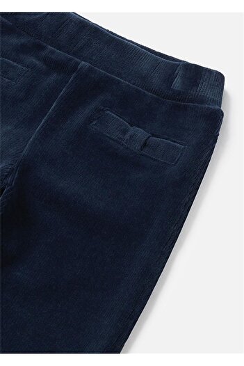 MAYORAL Navy Blue Velvet Baby Girl Pants 514