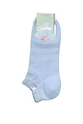 Gama 12 Pairs White Color Bamboo Booties Socks