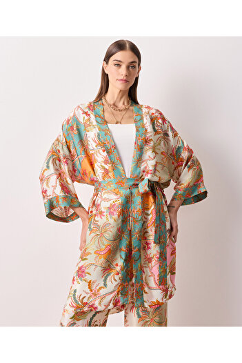 İpekyol Pink Woven Trench Coat