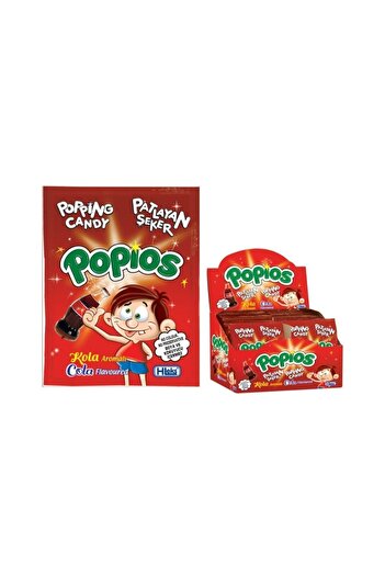 Hleks 40 Pieces of 4 g Exploding Candy Popios Coke