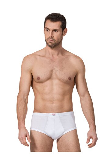 Namaldı 3 Pieces White Color Banded Slip Panties