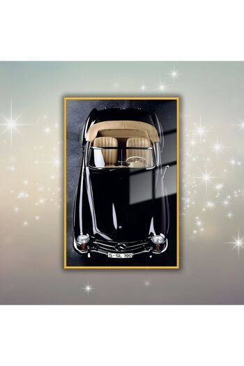 GAAGART Metal Çerçeveli Temperli Cam Tablo Ön Açı Mercedes S 190 Sl