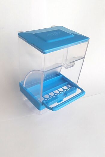 T-Pet Double Compartment Smart Food Bowl Blue