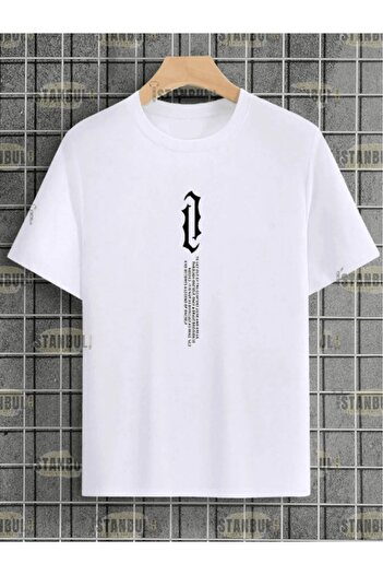 Pink Sky Vertical Printed Unisex Oversize T-Shirt