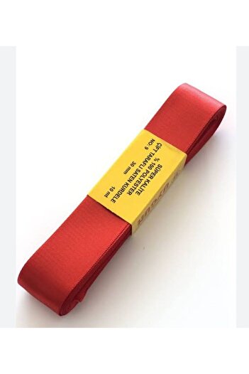 pazarhan 3 cm Red Satin Ribbon 10 Meters