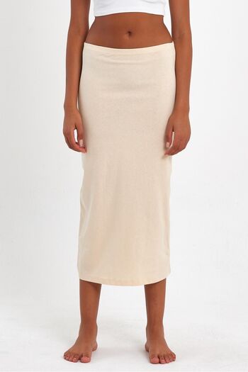 CrazyShopping Long Jupon Petticoat - Elastic Waist, Skirt and Underwear Lining