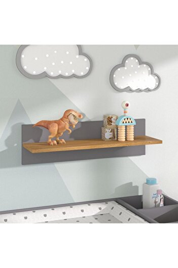 Egecan Mobilya Wall Shelf Flying Wall Shelf Bookcase Organizer Shelf Bohemian Wall Shelf Nordic Wall Shelf 1Pcs