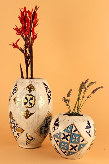 Hmydesign Vaste Set of 2 Colorful Vases