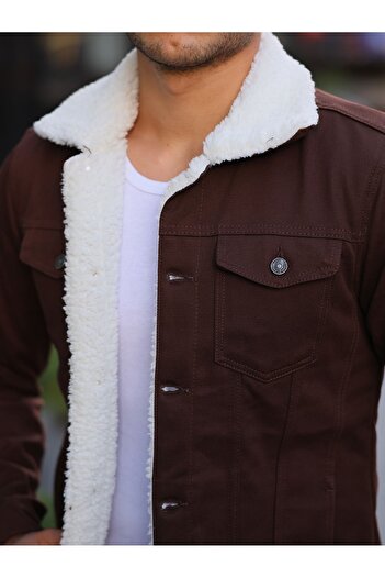 comstar MEN'S FURRY DENIM JACKET