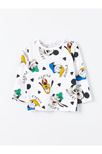 LC Waikiki Baby Boy - Daffy Duck Printed Crew Neck Long Sleeve Pajama Set