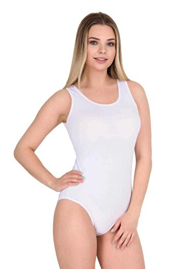 Berrak 10 Pieces White Color Thick Strap Snap Badi