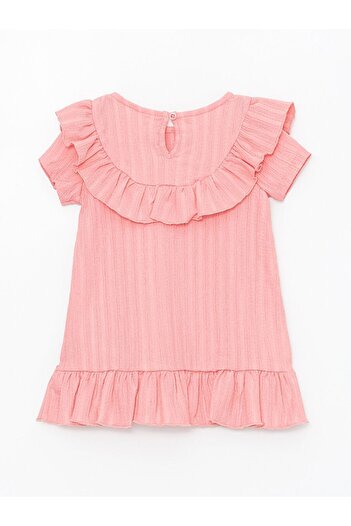 LC Waikiki LCW Baby - Crew Neck Short Sleeve Basic Dress for Baby Girl