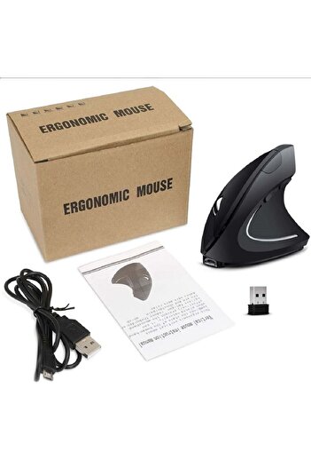 matservis Oyuncu Mouse, Bilek Destekli Ergonomik Kablosuz Dikey Mouse, Vertical Gamer Mouse Fare