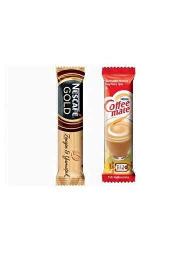 Nescafe Gold 2gr 500'lü + Nestle Cafe Mate 5gr 500'lü