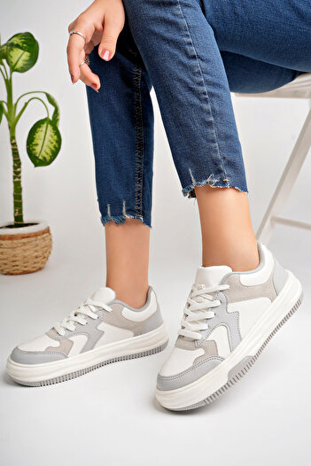 pasyone Gray Women's Sneakers - Casual Shoes