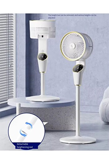 Enshall Yeni Model Ayarlanabilir Hareketli Kumandalı Sessiz Vantilatör Güçlü Hava Soğutucu Ayaklı Fan