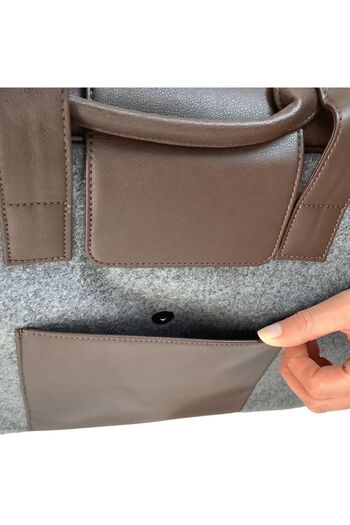 BON CARNET Штучна шкіра Acar Keçe Комбінована сумка для документів - сумка для ноутбука 40*30*10 см