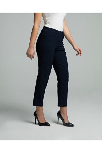 Monmark Phia Cropped Viskon Lacivert
