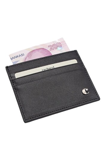Cacharel Wint Unisex Чорний шкіряний гаманець - 0244W17