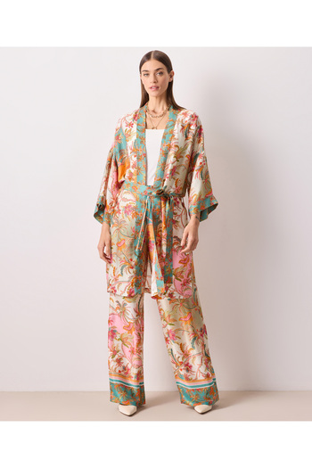 İpekyol Pink Woven Trench Coat