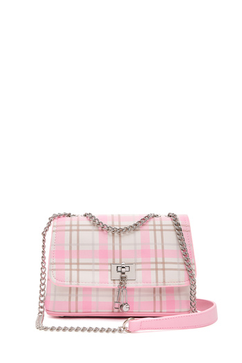 Derimod Pink Printed Women's Crossbody Bag - Long Strap 24SBD247426