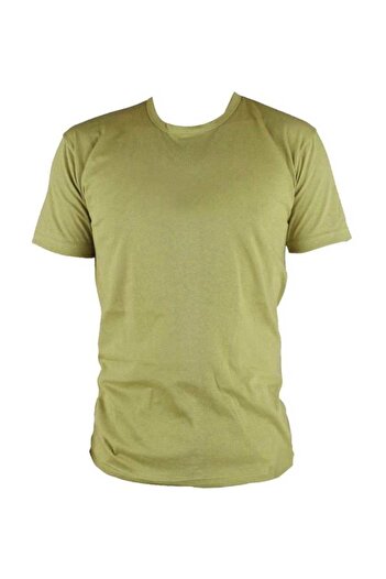 Sedef Men's 6-Piece Army Green Colored Crew Neck Tank Top