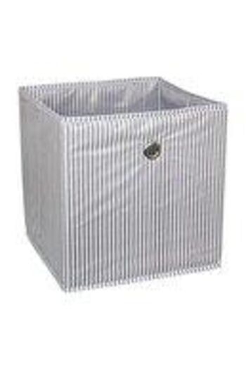 ALAS New Season Std 3-Piece Shelf Organizer Box Set - Nano Technology, Waterproof Grey Classic Fabric (30X30X30Cm)