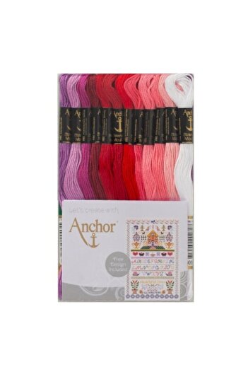 Anchor Muline 48 Farklı Renk No:8 Nakış Ipliği Seti