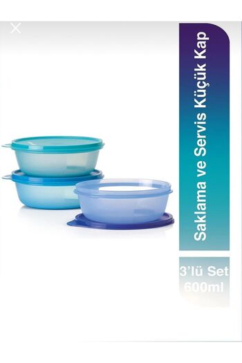 Tupperware Three Sugarpare / SMALL BOWL 600ml Set of 3