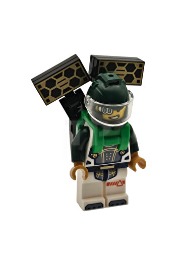 LEGO Astronaut Minifigure Eric Cty1696 with Solar Panel