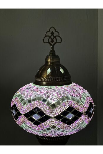 CYL Mosaic Patterned Authentic Dress - Table and Lampshade