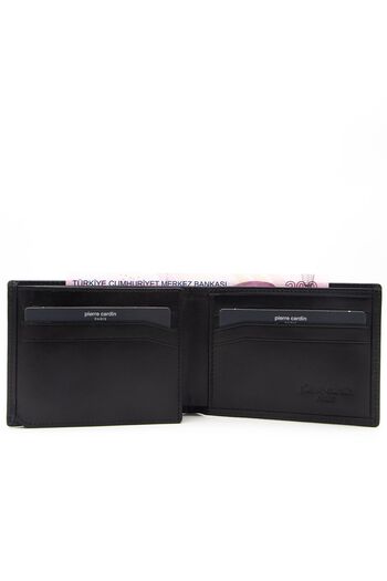 Pierre Cardin Men's Black Leather Wallet 3234a55