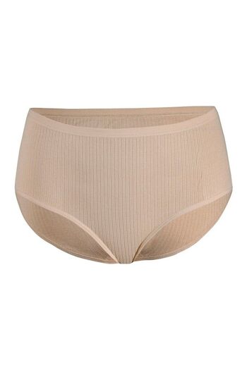 Özten 6 Pieces Skin Color High Waist Striped Bato