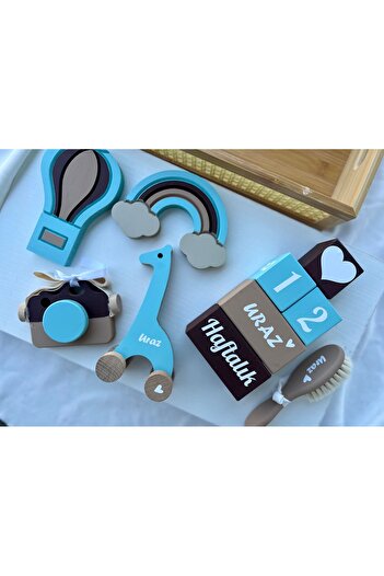 mogokids Renkli objeli set bebek hediyelik bebek çekim aksesuarı dekor