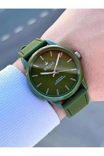 Wesse 50 Mt Water Resistant Silicone Cordon Young Unisex Sports Wristwatch - WWG.2093.04