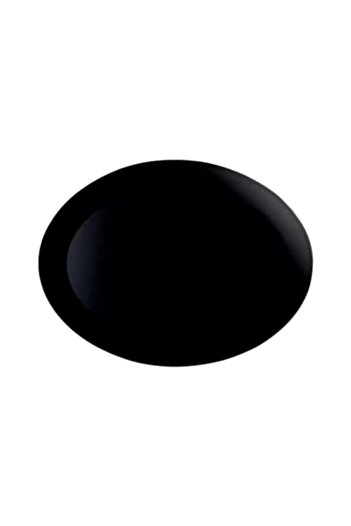 Luminarc Diwali Noir Black Boat Plate Set of 2