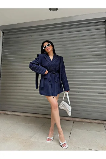 Ekim Store Oversize Tie-Up Blazer Jacket