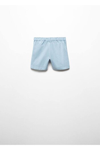 MANGO Baby Keten karışımlı bermuda şort