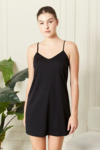 AVVER Adjustable Rope Strap Women's Dress - Underskirt Lining