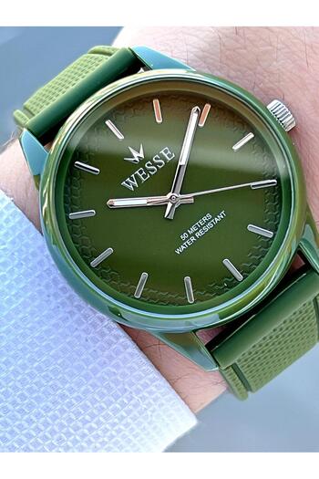 Wesse 50 Mt Water Resistant Silicone Cordon Young Unisex Sports Wristwatch - WWG.2093.04